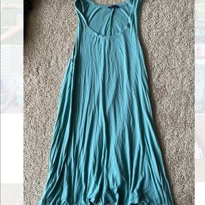 Flowy turquoise dress